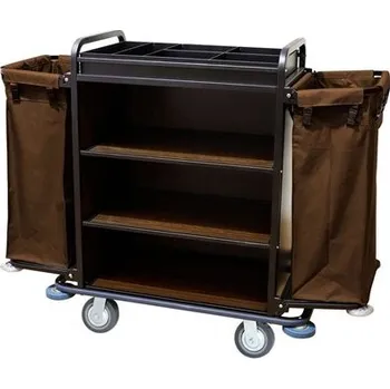 Úklidový vozík Vozík pro pokojské, 144/100x54x121 cm UMHC311D