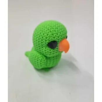 Dekorace zvířátko - Papoušek Barva: Zelená