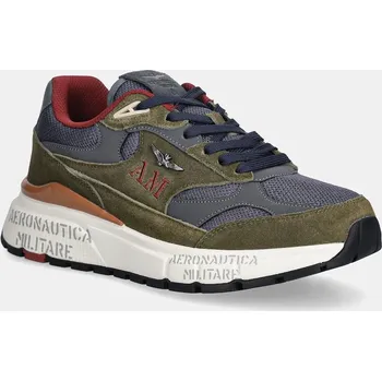 Pánská obuv Tenisky Aeronautica Militare SNEAKERS 252SC0318UCT04248.90591 zelená 97X, EUR 43