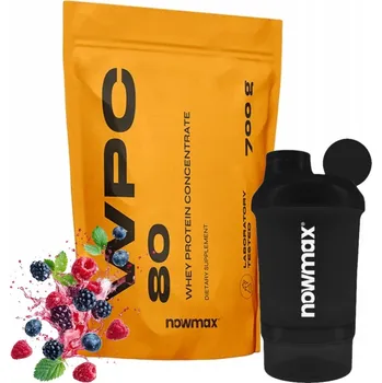 Protein Protein syrovátkový koncentrát - WPC nowmax prášek 700 g příchuť lesní ovoce