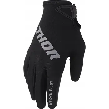 Moto rukavice THOR Ridemode Static Gloves Černé pánské rukavice cross enduro off road XXL