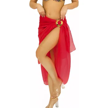 Dámské plavky Pareo šátek D95CH1 11 - SELF červená Univerzální