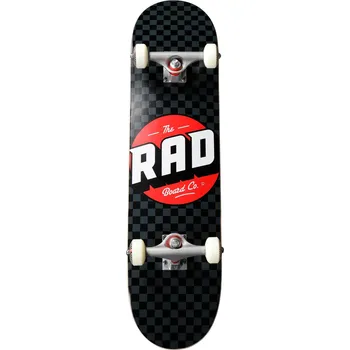 Skateboard RAD Checkers Progressive Skateboard Komplet (8"|Černá/Šedá)