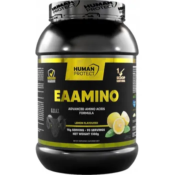 Aminokyselina EAA Aminokyseliny Human Protect prášek citron 1350 g
