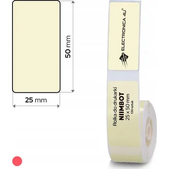 Samolepící etiketa Samolepicí štítky - termální samolepky pro tiskárnu Niimbot D101, 25x50 mm