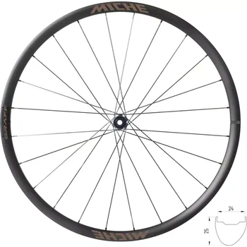 Zapletené kolo kola gravel MICHE GRAFF 25 SH plášťová, hliníková