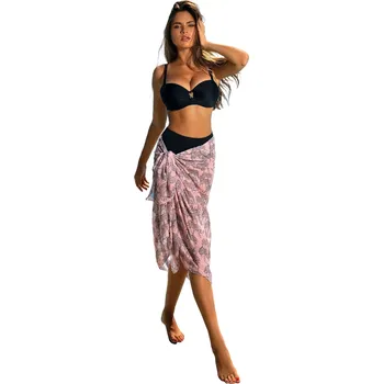 Dámské plavky Pareo šátek D95CH 11 - SELF lososová Univerzální