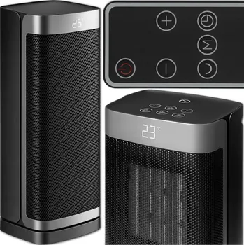 Přímotop Teplovzdušný ventilátor elektrický ohřívač 2000W termostat + dálkové ovládání