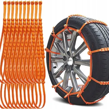 Sněhové řetězy 20 ks Protiskluzové pásky Sněhové Řetězy