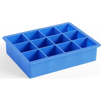 HAY Silikonová forma na led Square X Large Blue