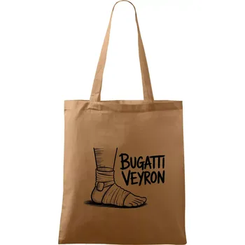 Nákupní taška Bugatti vejron - Taška bavlněná - 42 x 38 cm ( Cappuccino )