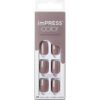 Přípravek na oči Samolepící nehty imPRESS Color Taupe Prize Aveda - 30 ks