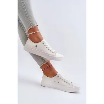 Dámské tenisky Klasické dámské tenisky Big Star Bílé Velikost: 39