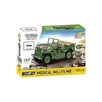 Stavebnice Geomag COBI HC WWII Medical Willys MB 130kl 2295