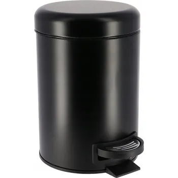 Odpadkový koš Kovový odpadkový koš Core 3L černý, hygienické otevírání