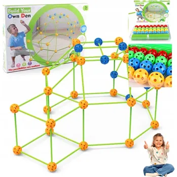 kreativní sada SADA PRO STAVBU PEVNOSTI ZÁKLADNA STAN TRUBIČKY KOULE