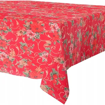 ubrus Vánoční ubrus odolný proti skvrnám 180x130 cm