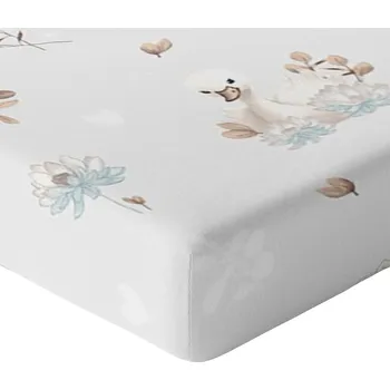 Prostěradlo PROSTĚRADLO DO POSTÝLKY 160x80 S GUMIČKOU HRUBÁ BAVLNA 100% POLSKÝ VÝROBEK