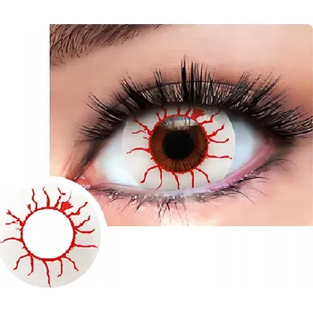 Kontaktní čočky Barevné kontaktní čočky bez dioptrií Red Viper HRA O TRŮNY 2ks