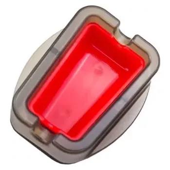 Formička s tlačítkem Flat-Řeka (Šedá)