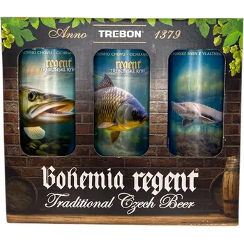 Pivo Pivovar Bohemia Regent Regent 12 Ryby pack 6x plechovka 0,5l