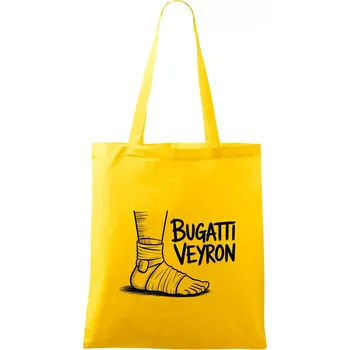 Bugatti vejron - Taška bavlněná - 42 x 38 cm ( Žlutá )