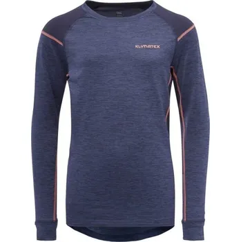 Dětské termoprádlo Dětské funkční termo triko KLIMATEX Tundr tmavě modrá Velikost: 146