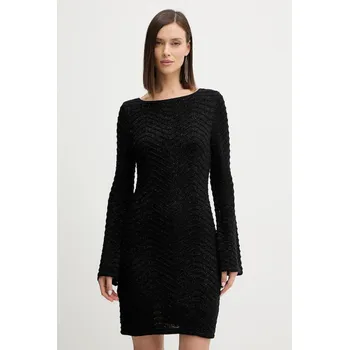 Oblečení a móda Šaty Guess CHEVRON W5BK83.Z0192 černá 99X, vel. M