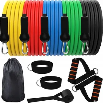 SADA 5 POSILOVACÍCH GUM NA CVIČENÍ A TRÉNINK