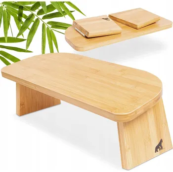 LAVIČKA STOLIČKA SKLÁDACÍ BAMBUSOVÁ NA JÓGU A PŘÍSLUŠENSTVÍ