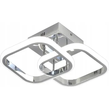 STROPNÍ SVÍTIDLO MODERNÍ LED 20W 4000K NEUTRÁLNÍ BÍLÁ STŘÍBRNÁ