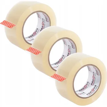 Lepicí páska Balicí páska Pakova průhledná, šířka 48 mm, délka 120 m, 3 ks