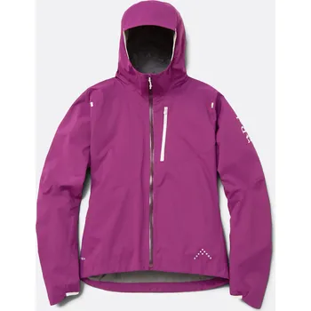 Dámská větrovka Dámská nepromokavá bunda Rab Downpour Trail Light Barva: Plum, Velikost: S
