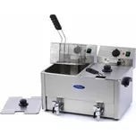 Elektrická fritéza s kohoutkem - 2 x 8 L | Maxima 09300416