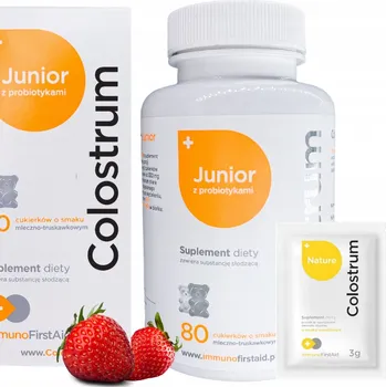 Colostrum Polska COLOSTRUM JUNIOR pro Děti PROBIOTIKUM bonbóny 80 ks