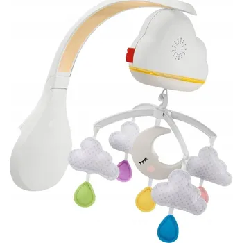 Kolotoč nad postýlku KOLOTOČ NAD POSTÝLKU, PŘÍVĚSKY OBLÁČKY S HRAJÍCÍ SKŘÍŇKOU PRO USÍNÁNÍ HRAČKA