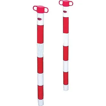 Plotový sloupek Sloupek řetěz červená/bílá