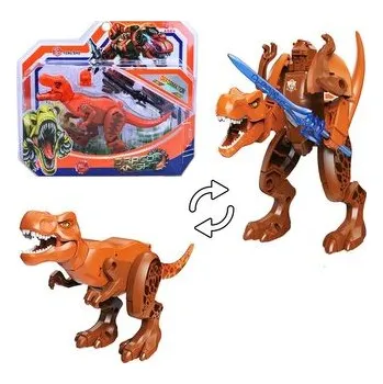 auto na autodráhu Robot dinozaur 2w1