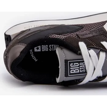 Sada pánského spodního prádla Pánské sportovní tenisky Memory Foam System Big Star Black Velikost: 44