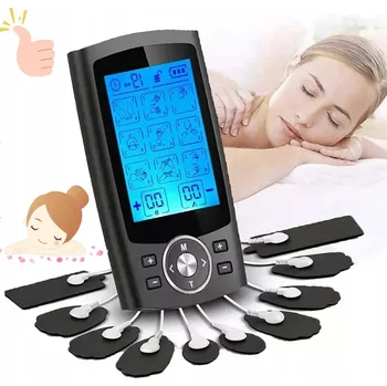 Masážní přístroj ELEKTROSTIMULÁTOR SVALŮ MASÁŽ STIMULACE ELEKTROLÉČBA TENS EMS