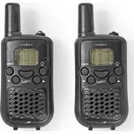 NEDIS WLTK0500BK - Vysílačka / Dosah Až 5km / 8 Kanálů / PTT / VOX / Až 2,5 hodiny / 2 Kusy / Černá