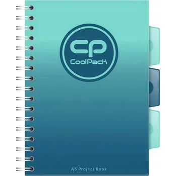 Sešit A5 s mřížkou CoolPack, 100 listů, vícebarevný