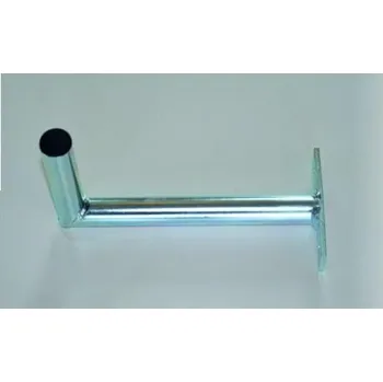 Držák antény na zeď - otočený, galvanický zinek, délka 25cm
