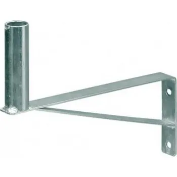 Držák antény na zeď se vzpěrou, galvanický zinek, délka 29cm