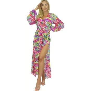 Dámské plavky Pareo šátek 14D81SZ 32 - SELF růžová Univerzální