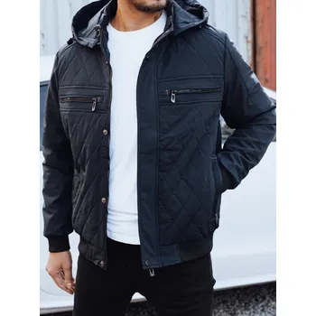 Pánská softshellová bunda Pánská bunda přechodná prošívaná s kapucí TX5037 Barva: Tmavě Modrá, Velikost: L