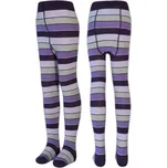 Dětské proužkované punčocháče Tomík - 152-164 / fialová