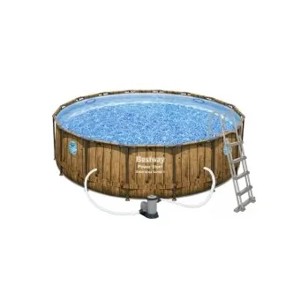 Bazén Bazén Power Steel Wood Swim Vista 4,88 x 1,22 m - 56725