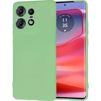 Pouzdro na mobilní telefon Kryt Motorola EDGE 50 Pro, Techsuit SoftFlex - mint green