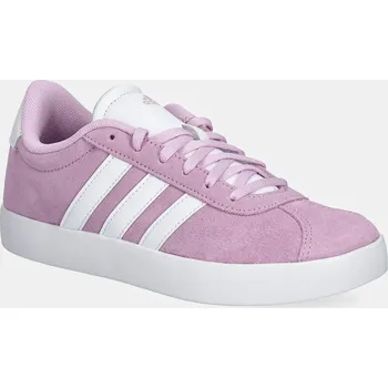 Pánské tenisky Dětské semišové sneakers boty adidas VL COURT 3.0 růžová barva, ID6310 30X, EUR 36